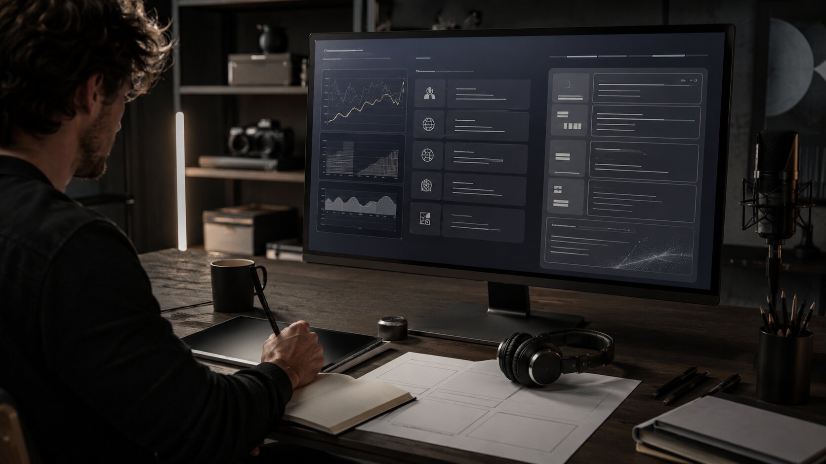 Creator turning content analytics into AI-assisted creative briefs