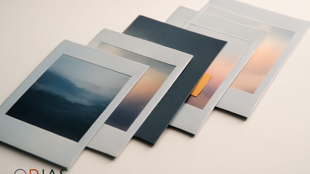 Nested image sleeves forming a continuous color-graded visual sequence