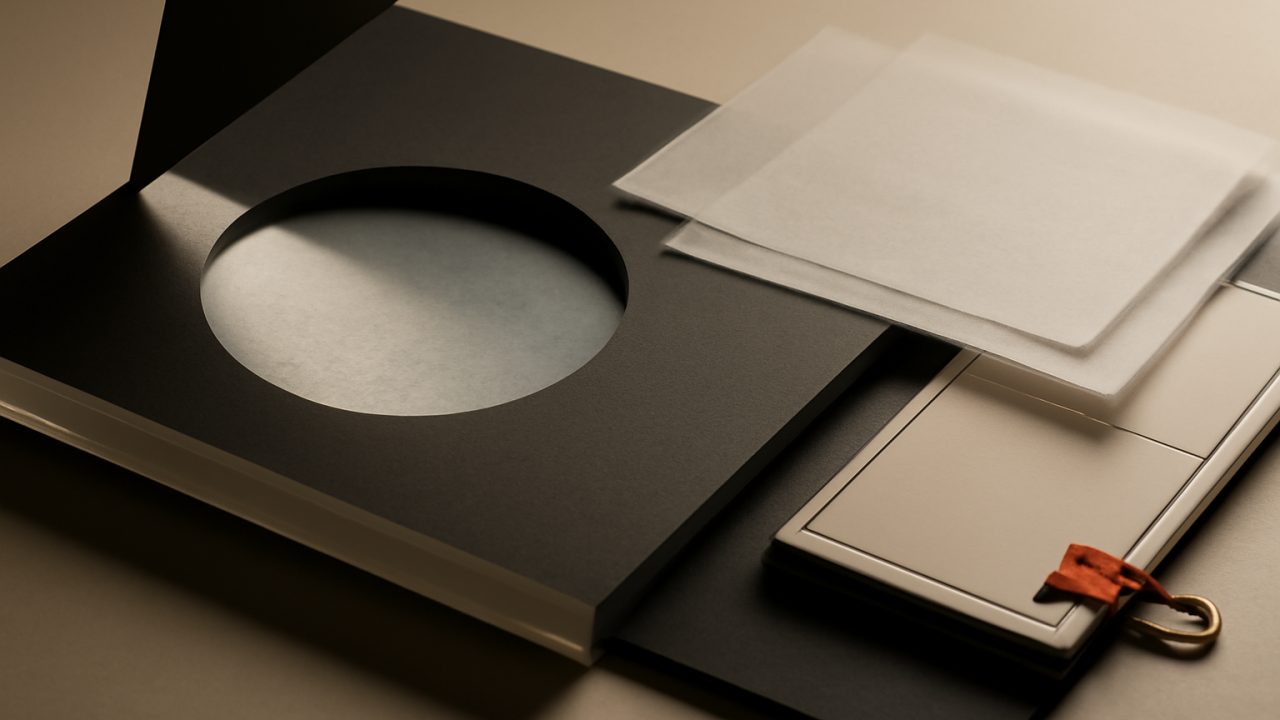 Lighting flags revealing a background replacement through a circular mask