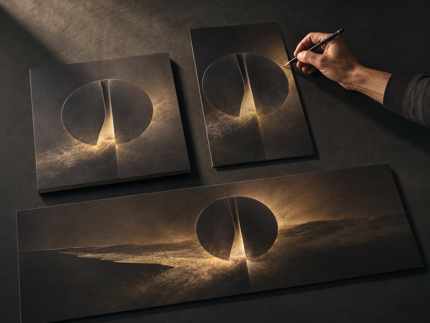 One consistent brand story adapted across multiple creative campaign assets