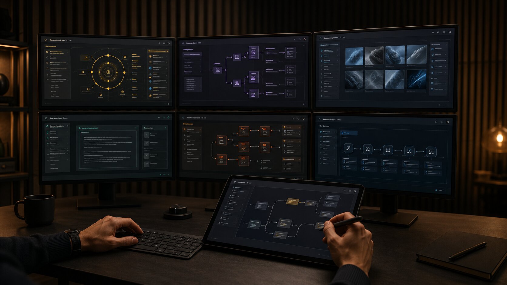 Organized AI prompt families for brand visuals campaign planning captions and review workflows