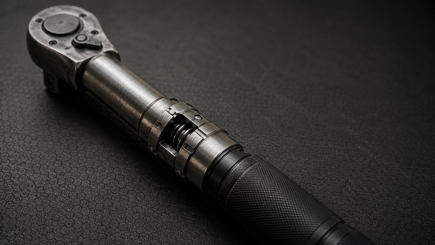 A precision torque wrench with one clearly engaged mechanical range represents choosing a pricing plan that matches the actual workload instead of simply selecting the largest option.