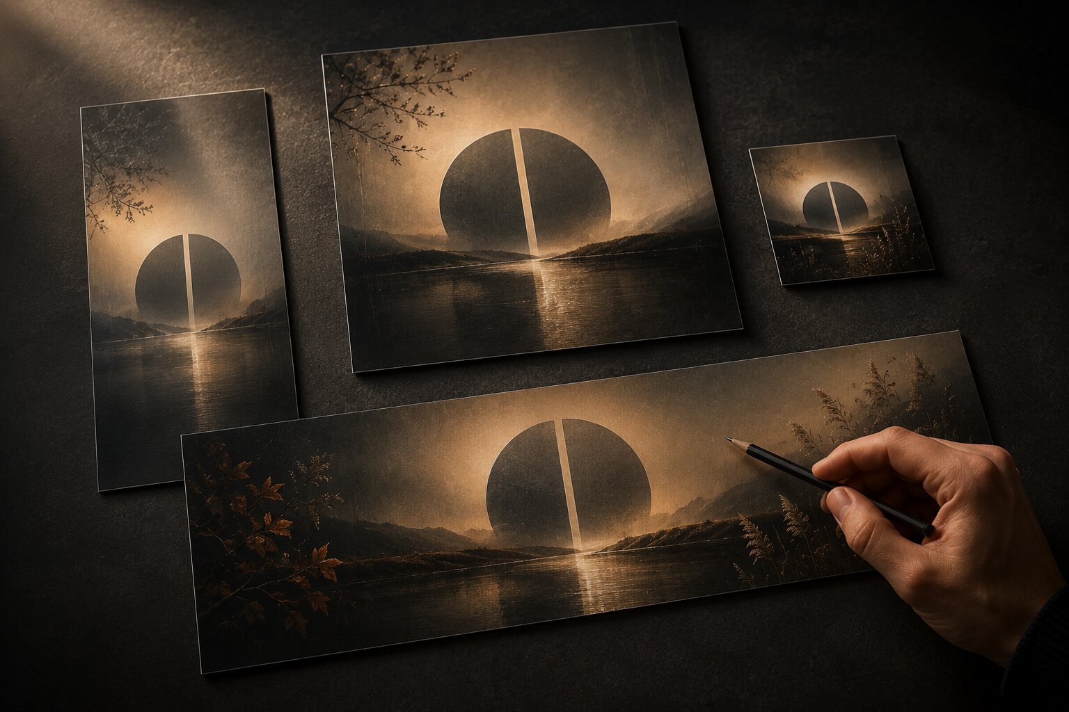 Human review of seasonal campaign assets before publishing across multiple formats