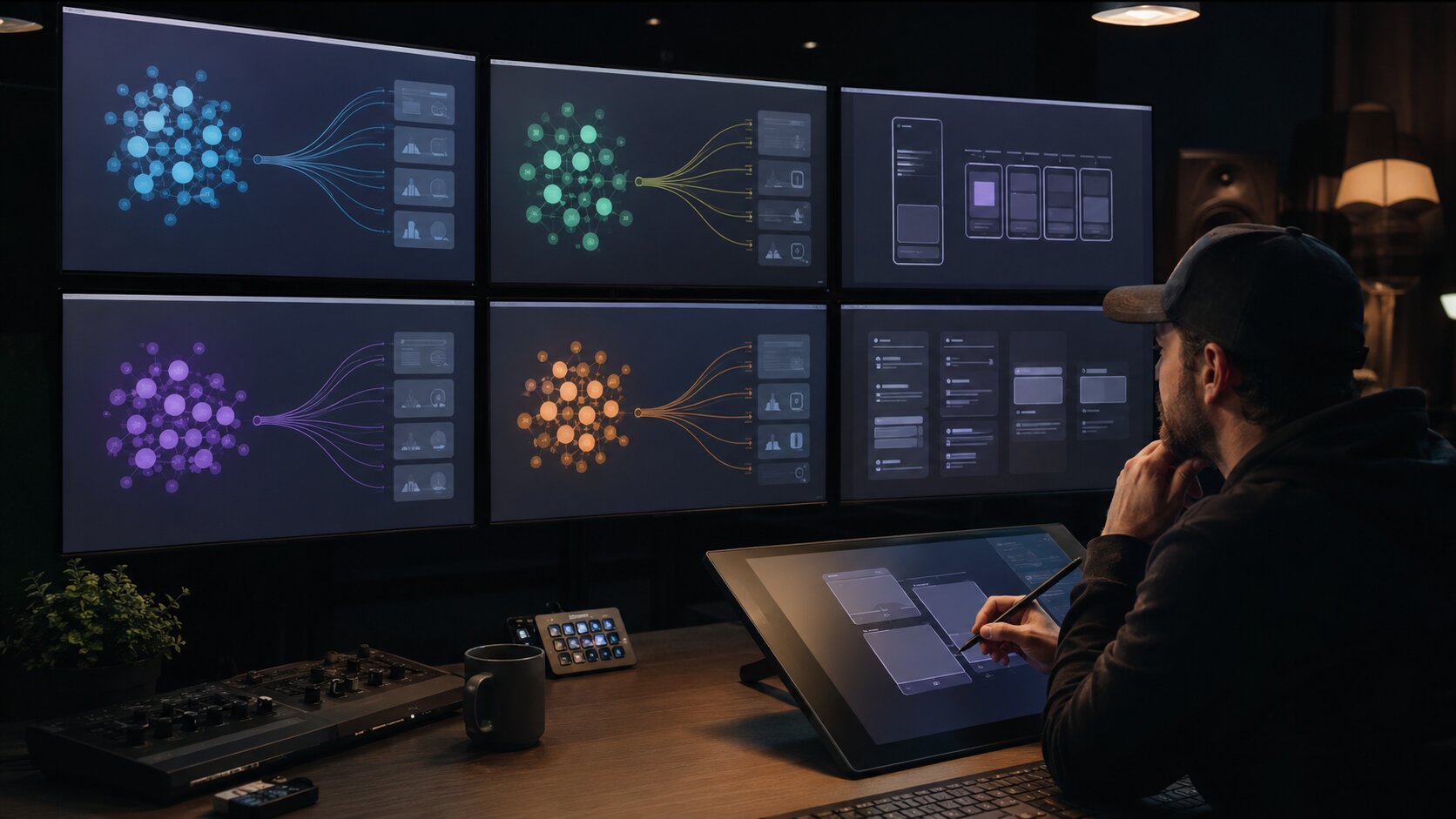 AI workflow sorting audience questions by intent and content format