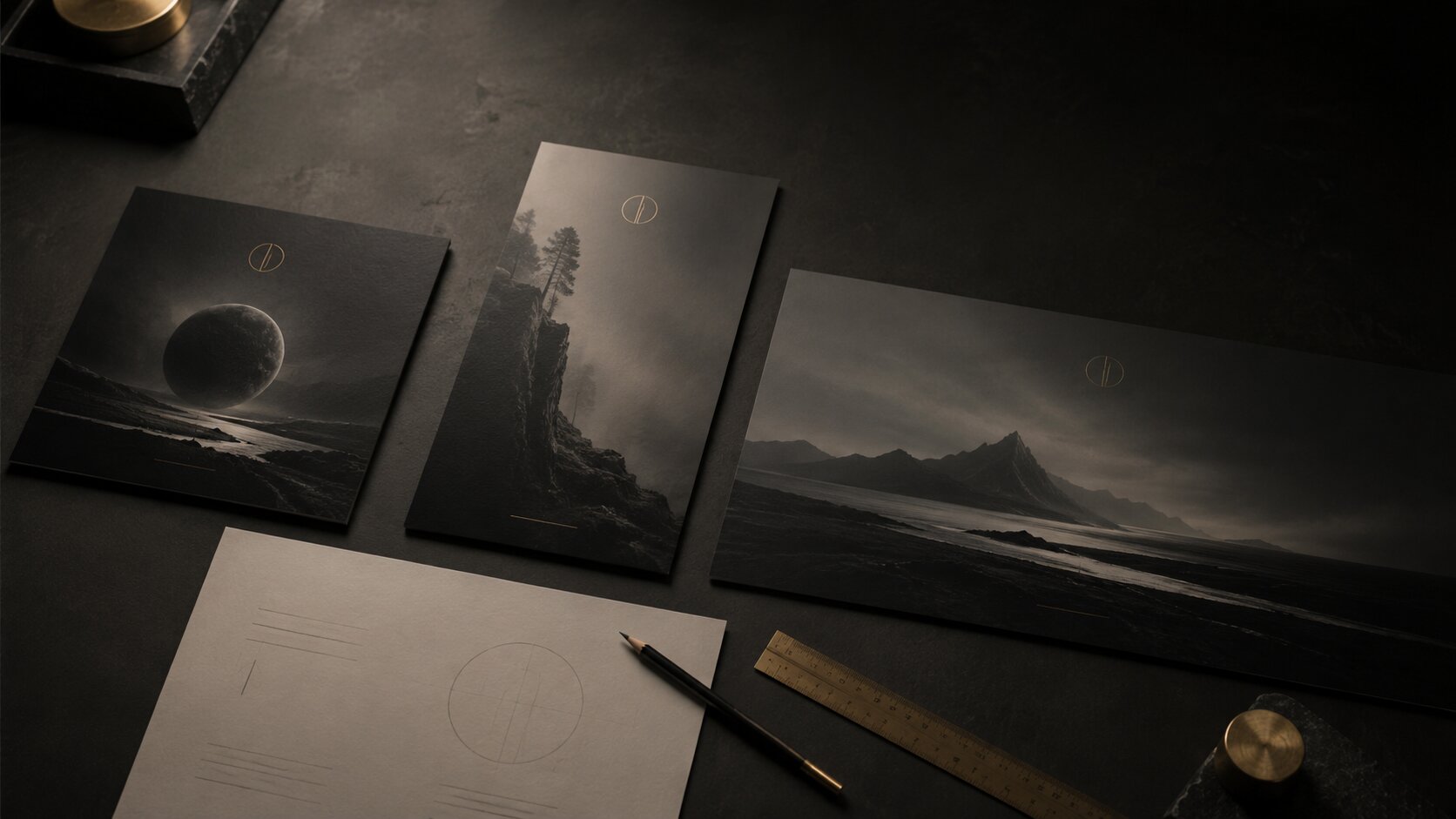 Credible AI-assisted visual assets reviewed before publishing